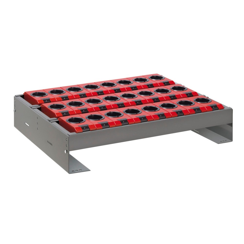 Illustration du produit: Jeu de porte-outils LISTA 36x27E, (lxPxH) 588x447x82-162 mm, type ISO-SK 50, 15 supports