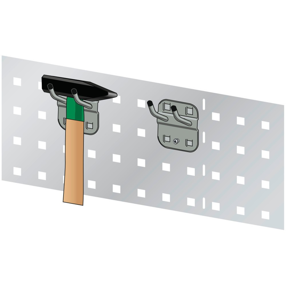 Illustration du produit: Porte-outils oblique double LISTA, 5 pièces, longueur 50 mm