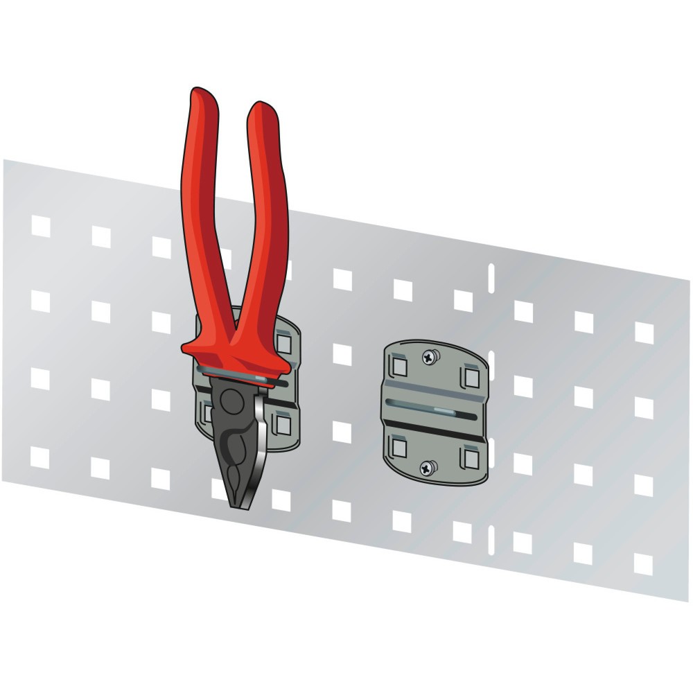 Illustration du produit: Support de pince LISTA, 5 pièces, largeur 35 mm