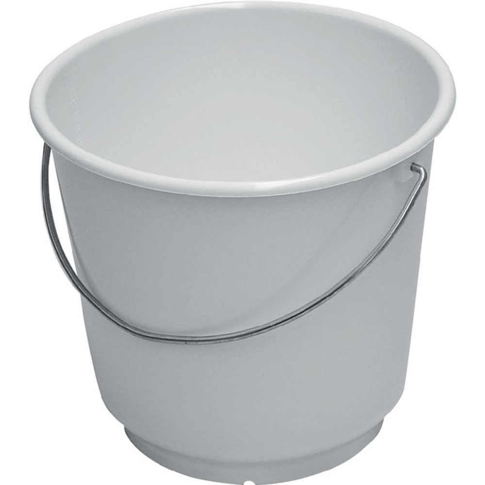 Produktabbildung: LOCKWEILER Eimer 10l PE weiss lebensmittelecht D.290mm H.260mm