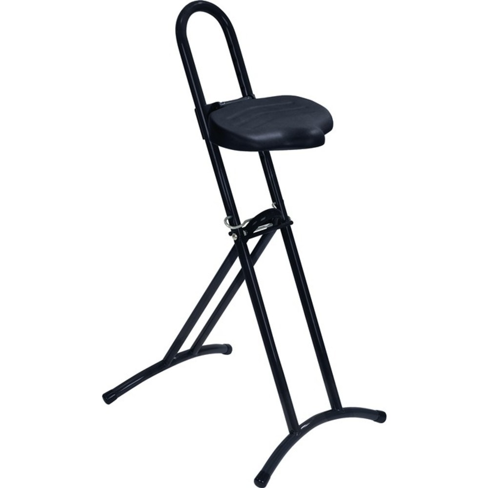 Illustration du produit: Assis-debout LOTZ, hauteur d'assise réglable 610-860 mm, mousse intégrale, tube d'acier noir