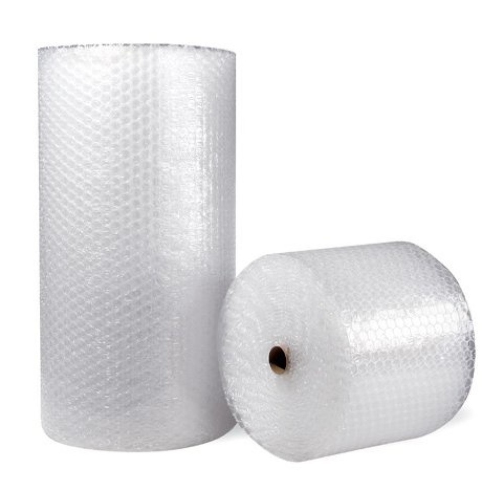 Produktabbildung: Luftpolster-Folie, 2-lagig, 100 µ, BxL 500 mm x 30 lfm, grossnoppig