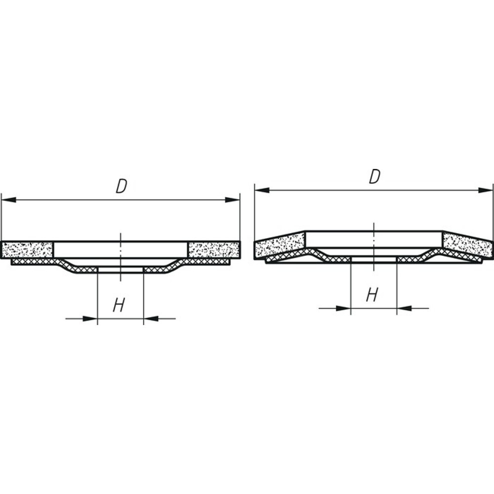 Produktabbildung Nr. 2: LUKAS Polierteller P6PT D.125mm Bohrungs-D.22,23mm P 240 fine weiss
