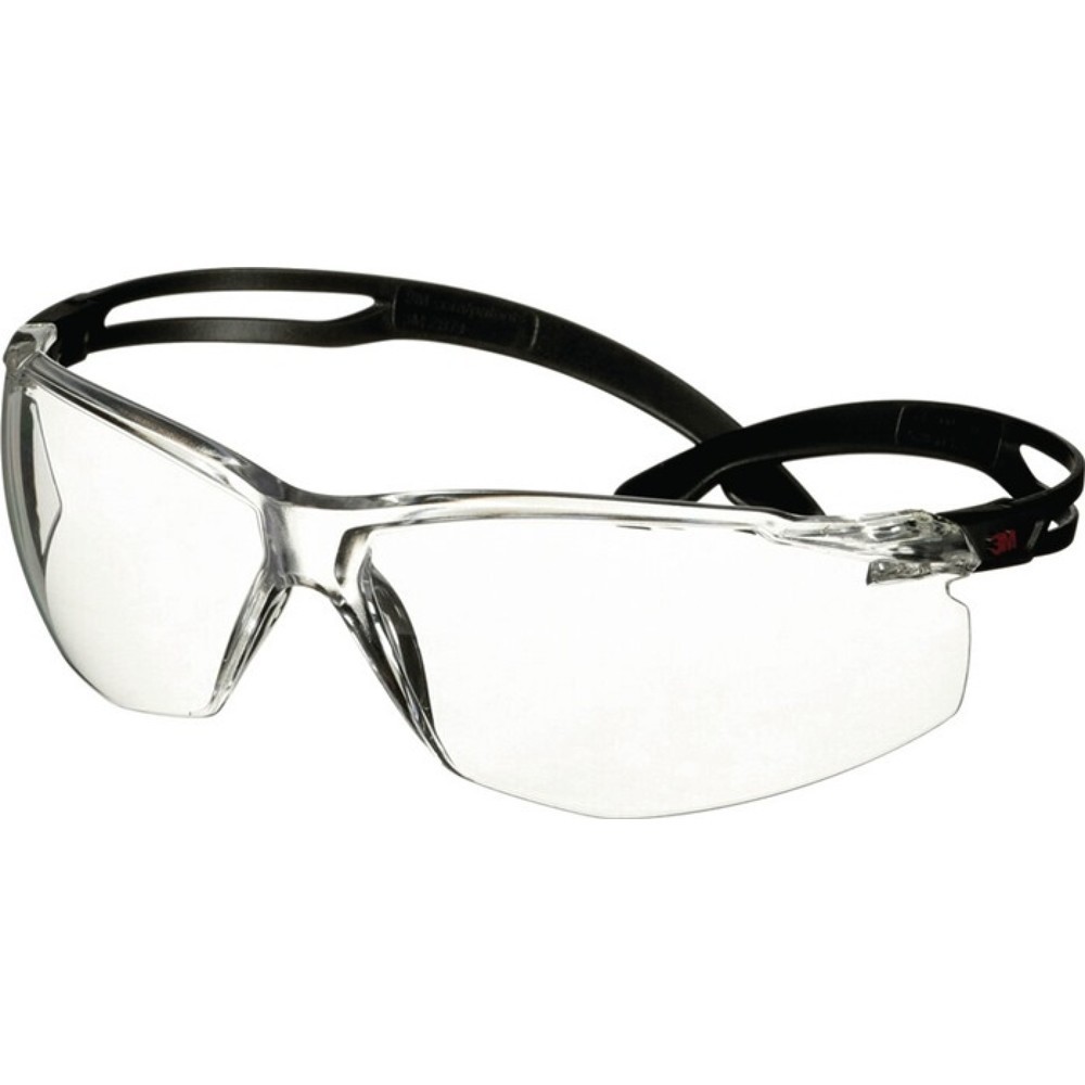 Illustration du produit: 3M™ Lunettes de protection SecureFit™500, branches noires, verres incolores, EN 166, EN171, polycarbonate