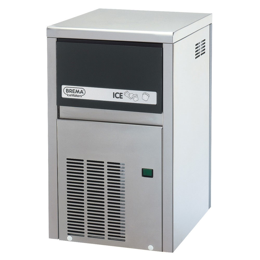 Illustration du produit: Machine à glaçons Stalgast, glaçons entiers de 13 g, 21 kg/24 h, refroidie par eau