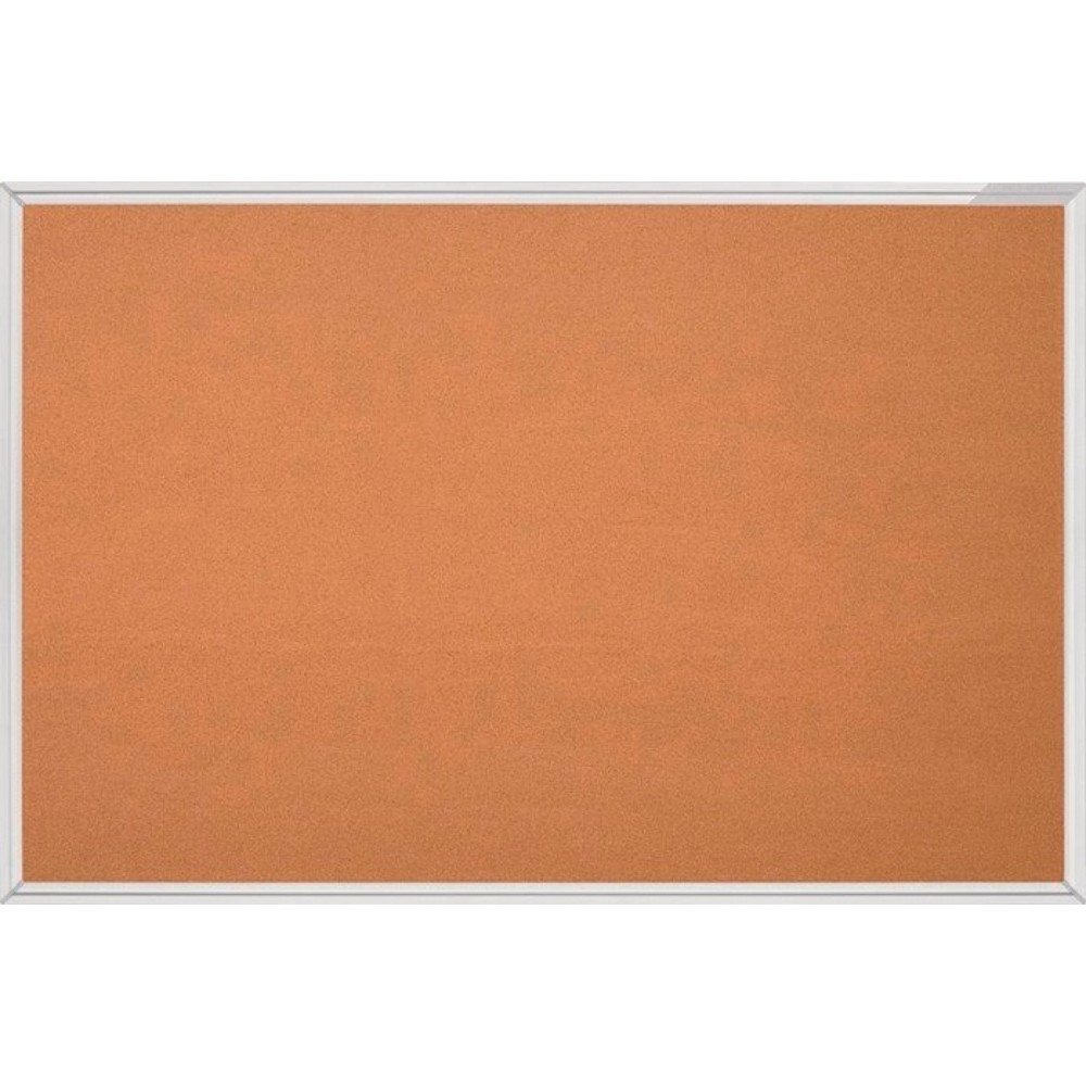 Produktabbildung: magnetoplan® Korktafel, mit Aluminiumrahmen, B900xH600mm natur