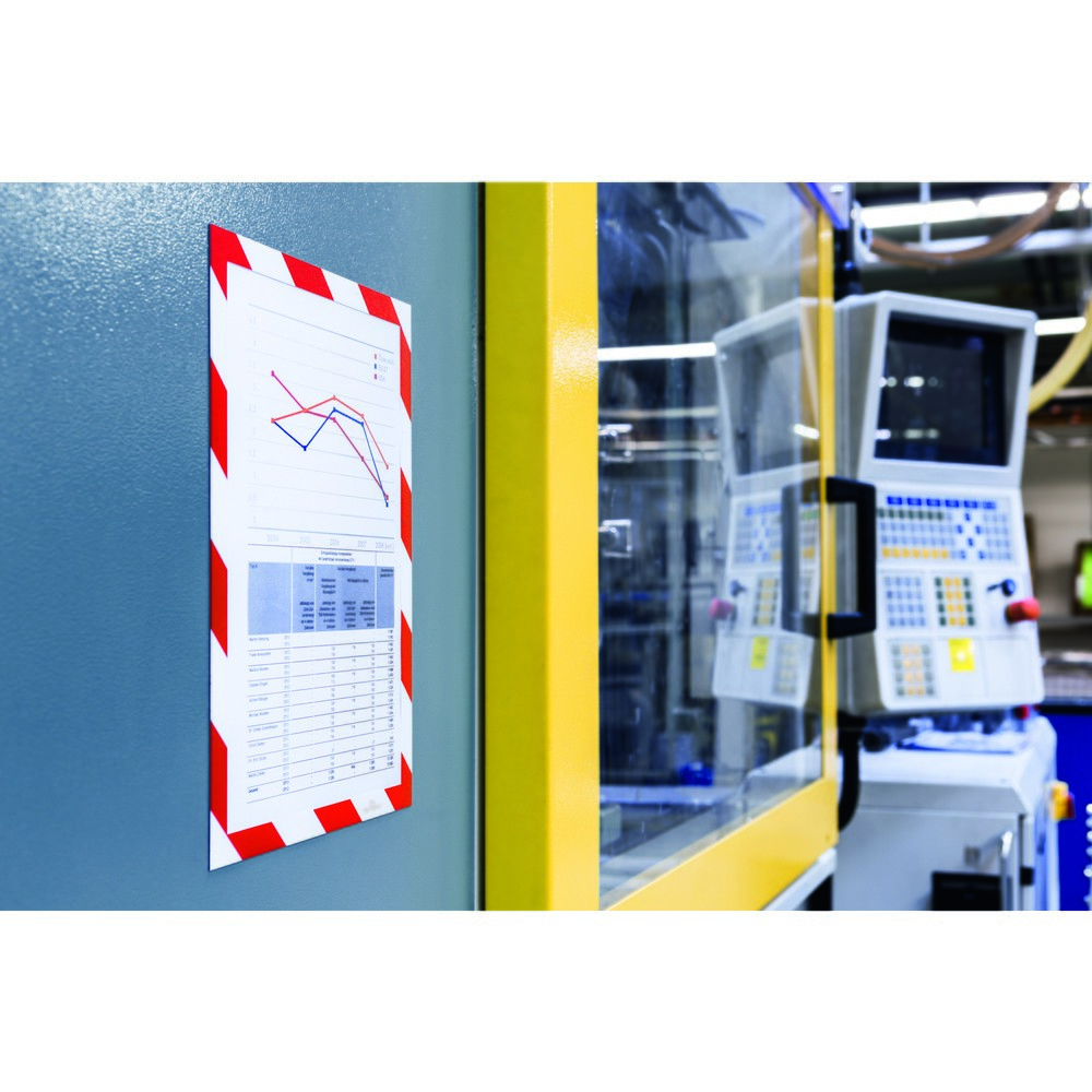 Produktabbildung Nr. 6: Magnetrahmen DURABLE DURAFRAME® Security, DIN A4, rot/weiss