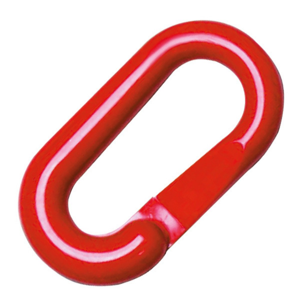 Illustration du produit: Maillons de jonction pour chaînes de barrage, épaisseur 6 mm, rouge, 10 pces/unité de vente