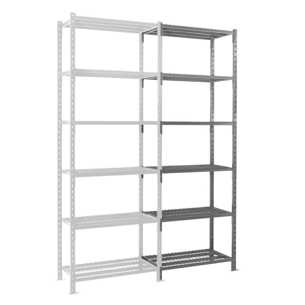 Produktabbildung Nr. 1: ManOrga Rayonnage à tablettes, TA, avec fonds grillagés, FL 460 kg, H x l x P 3 000 x 1 260 x 500 mm