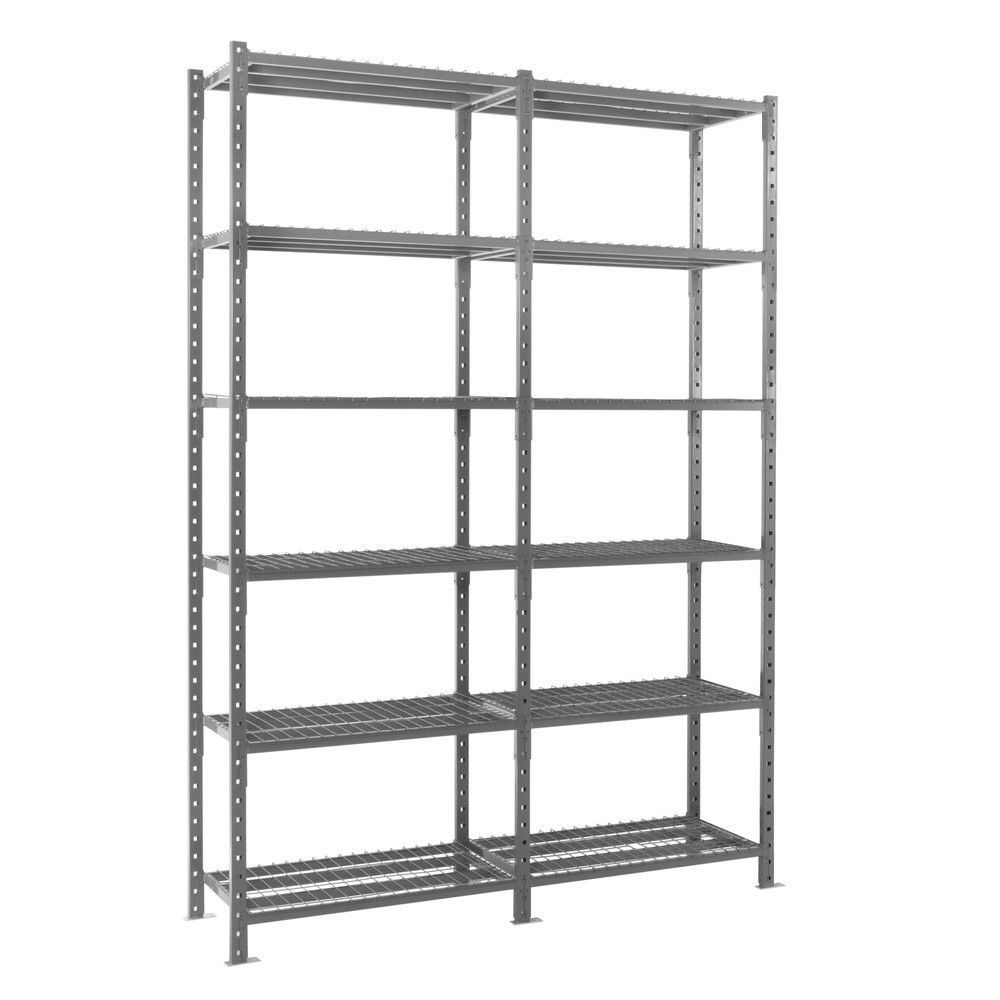 Produktabbildung Nr. 2: ManOrga Rayonnage à tablettes, TA, avec fonds grillagés, FL 460 kg, H x l x P 3 000 x 1 260 x 500 mm