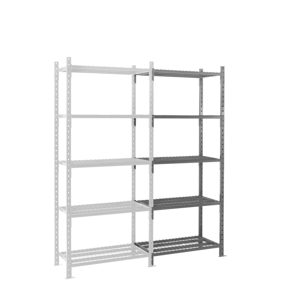 Illustration du produit: ManOrga Rayonnage à tablettes, TA, avec fonds grillagés, FL 500 kg, H x l x P 2 500 x 1 010 x 500 mm