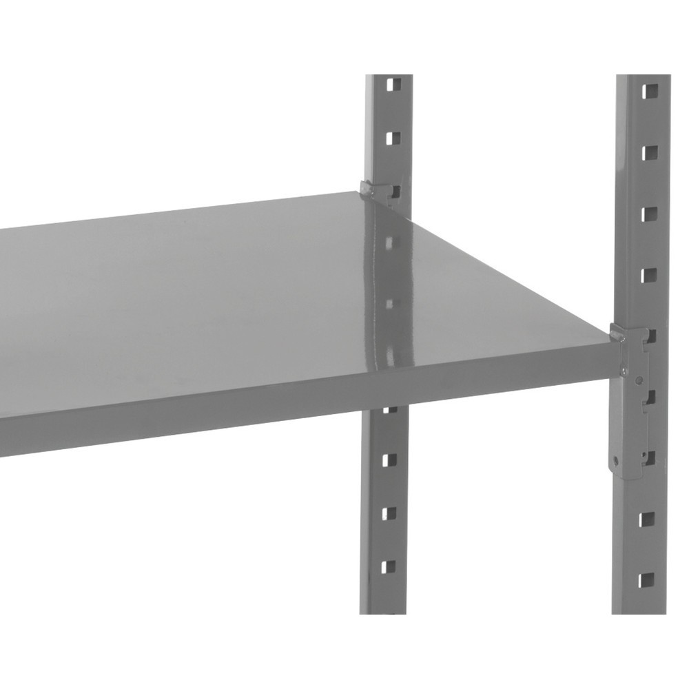 Produktabbildung Nr. 5: ManOrga Rayonnage à tablettes gris graphite avec tablettes en tôle d’acier, charge par tablette 460 kg, HxlxP 2 500 x 1 300 x 610 mm