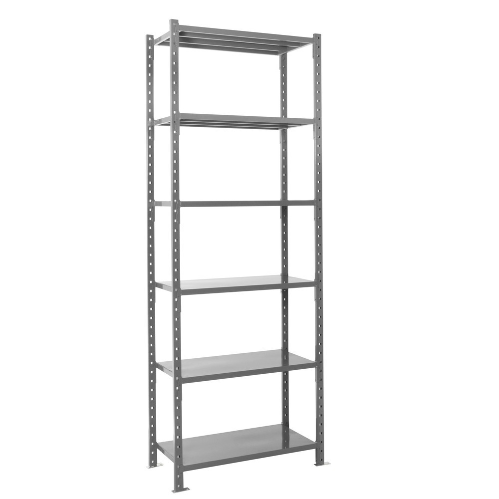 Produktabbildung Nr. 8: ManOrga Rayonnage à tablettes gris graphite avec tablettes en tôle d’acier, charge par tablette 500 kg, HxlxP 3 000 x 1 050 x 510 mm