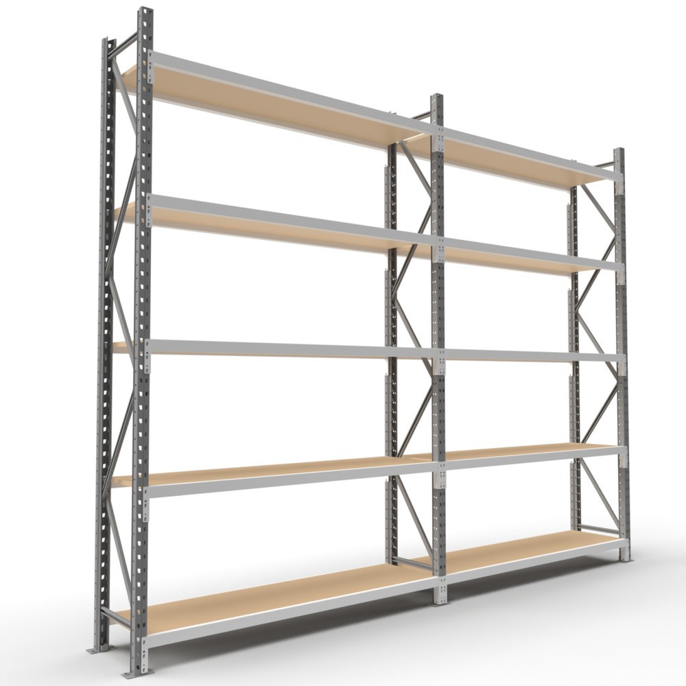 Produktabbildung Nr. 4: ManOrga Rayonnage grande portée, avec panneaux agglomérés, TB, H x l x P 3 000 x 1 800 x 600 mm