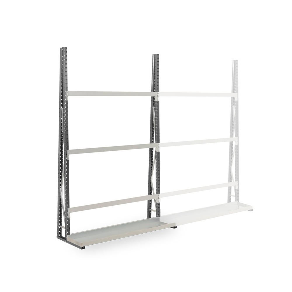 Produktabbildung: ManOrga Vertikalregal, einseitig, AF, HxBxT 2.500 x 1.500 x 340 mm