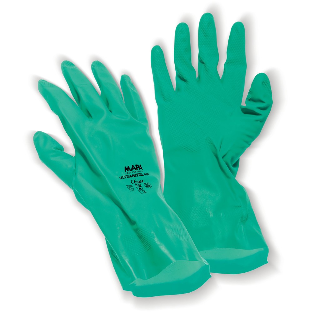 Produktabbildung: MAPA® Chemikalienschutz-Handschuhe Ultranitril 492, Grösse 9