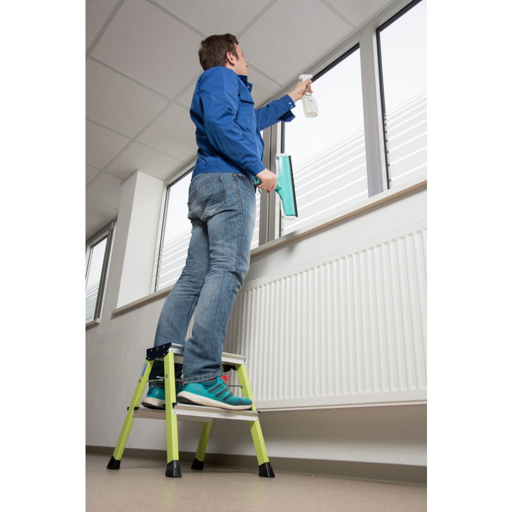 Produktabbildung Nr. 2: Marchepied pliant KRAUSE® Rolly 2x2 marches vert