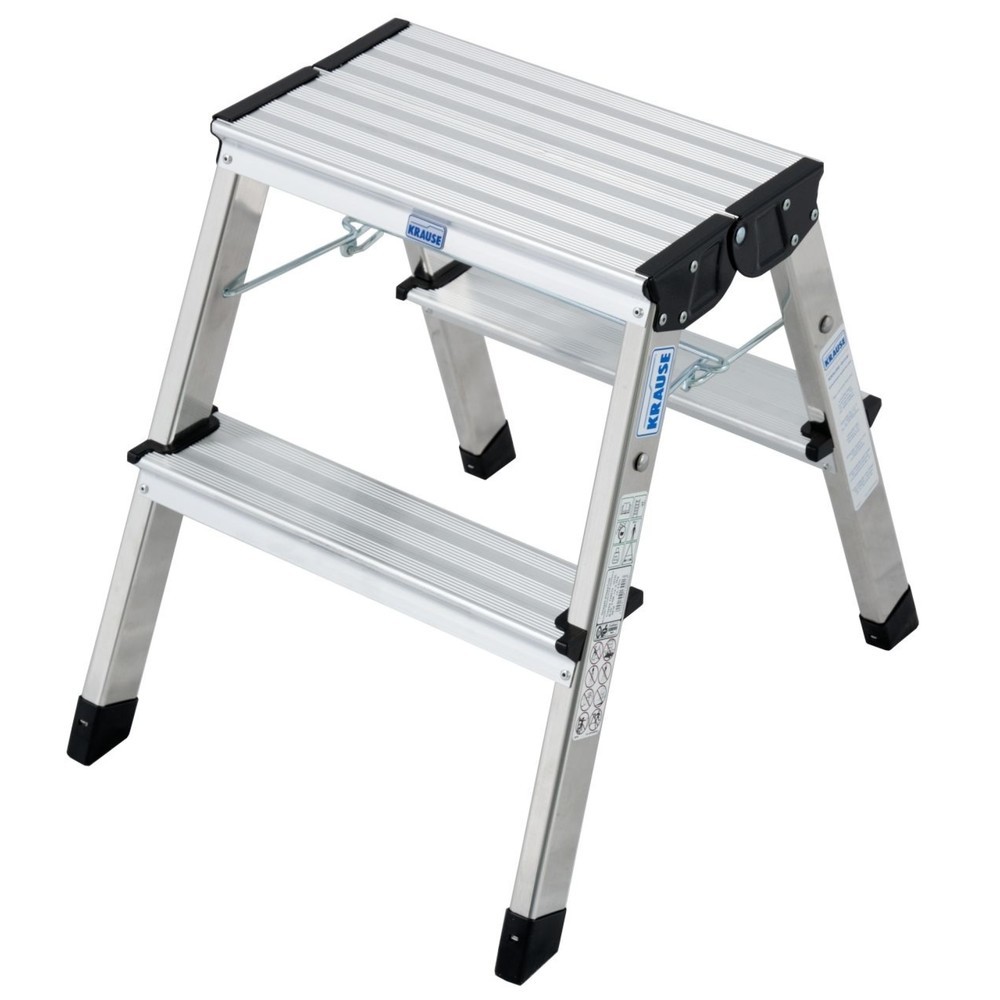 Illustration du produit: Marchepied pliant KRAUSE® Treppy 2x2 marches alu