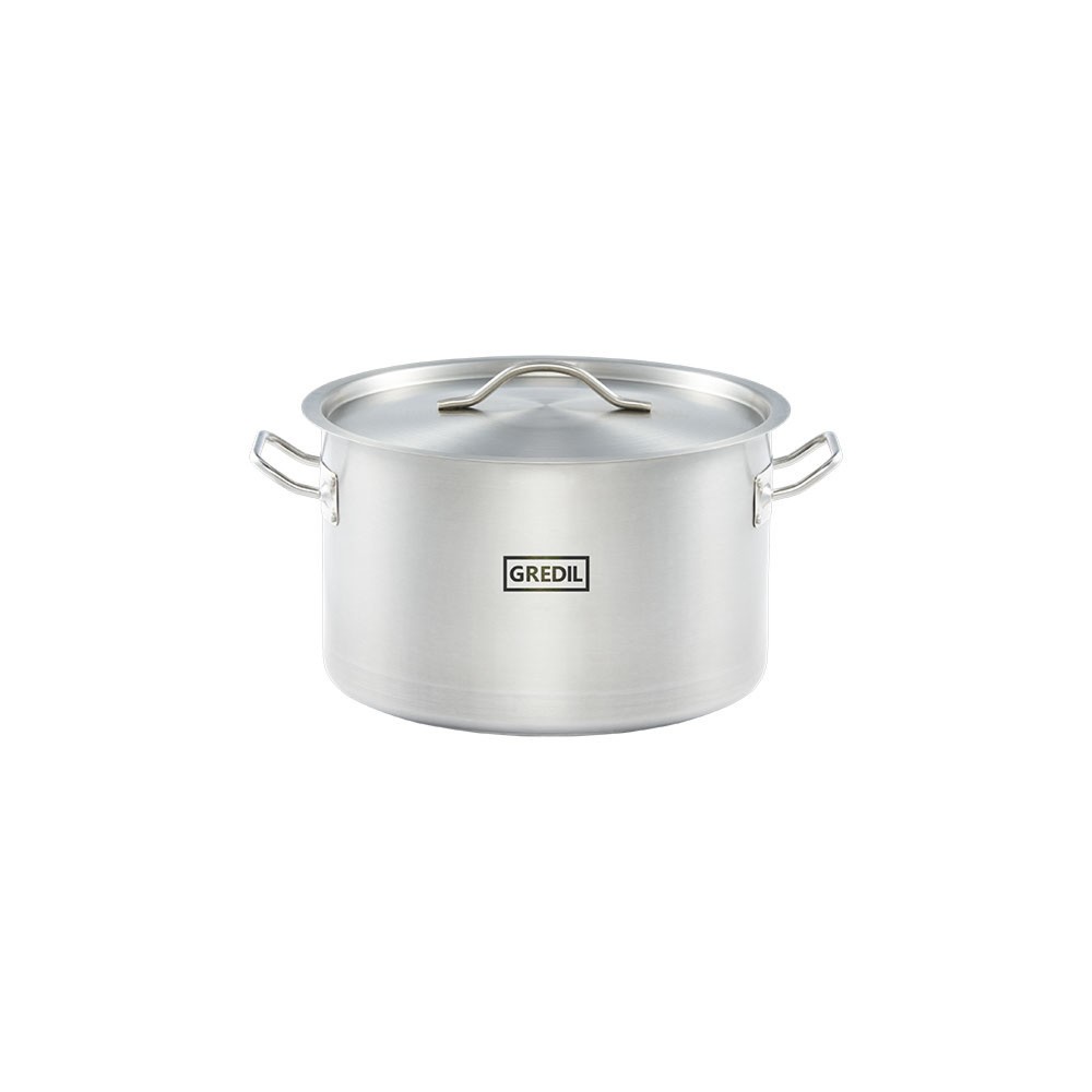 Produktabbildung Nr. 1: Marmite à soupe Stalgast format mi-haut série ECO Ø 280 mm, incl. couvercle