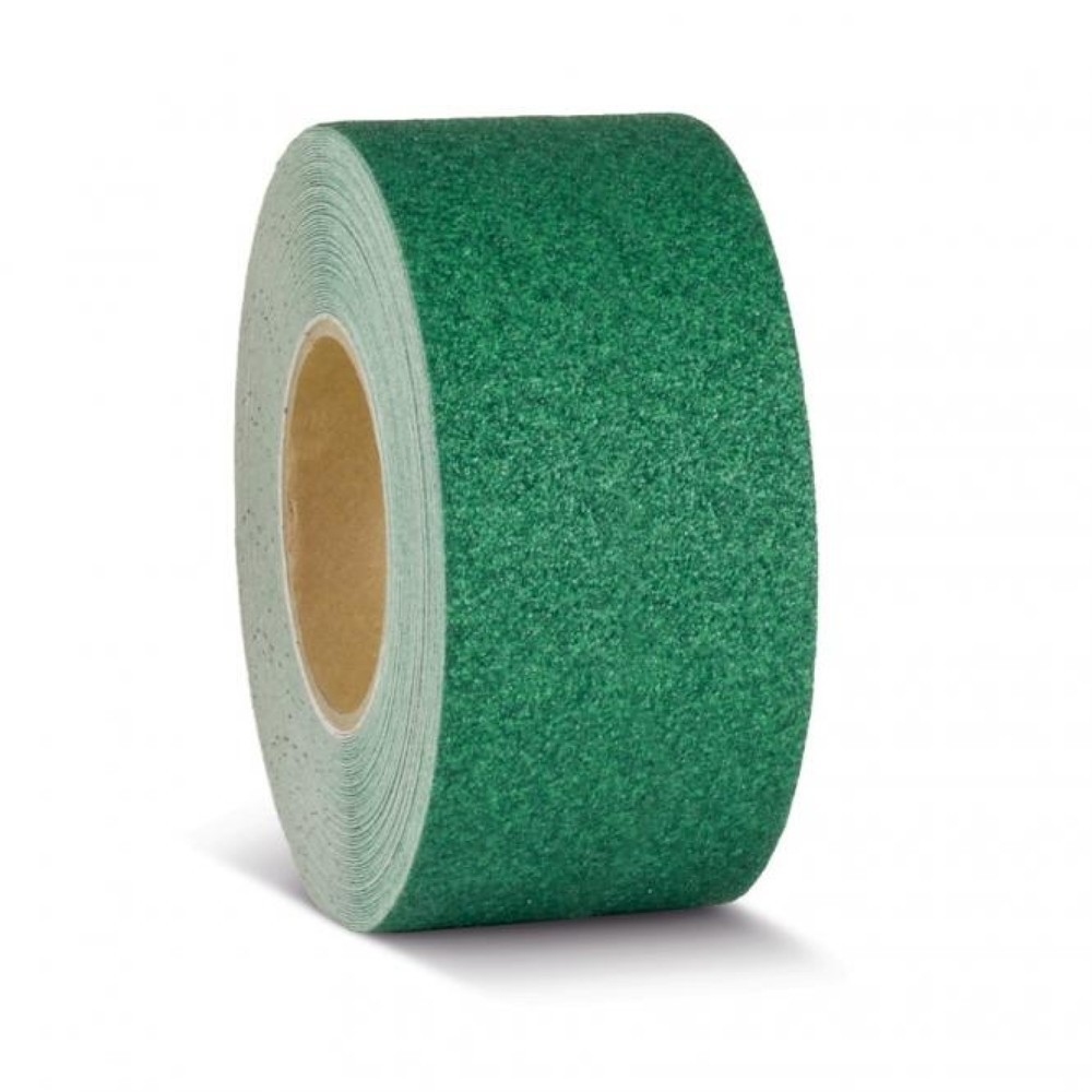 Produktabbildung Nr. 1: Revêtement antidérapant m2™, marquage de signalisation, rouleau, largeur 75 mm, vert