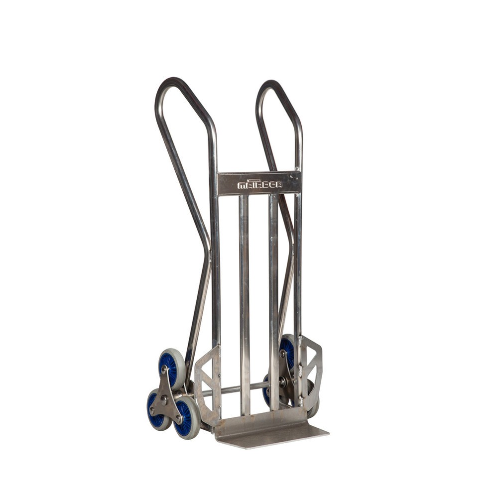Produktabbildung: Matador Aluminium-Sackkarre mit Treppenaufzug und fester Schaufel (400 x 157 mm)
