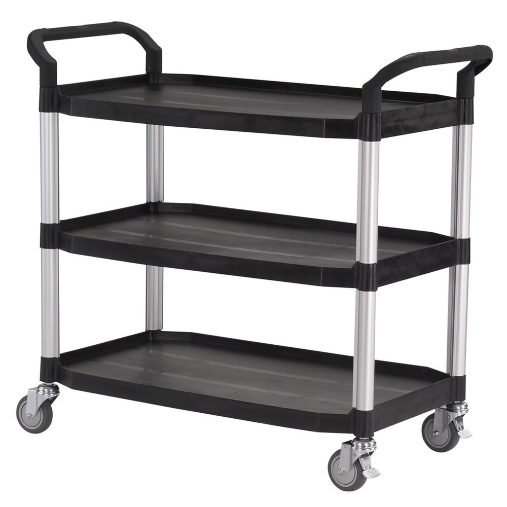 Produktabbildung: Matador Etagenwagen 808LA schwarz - 3 Etagen