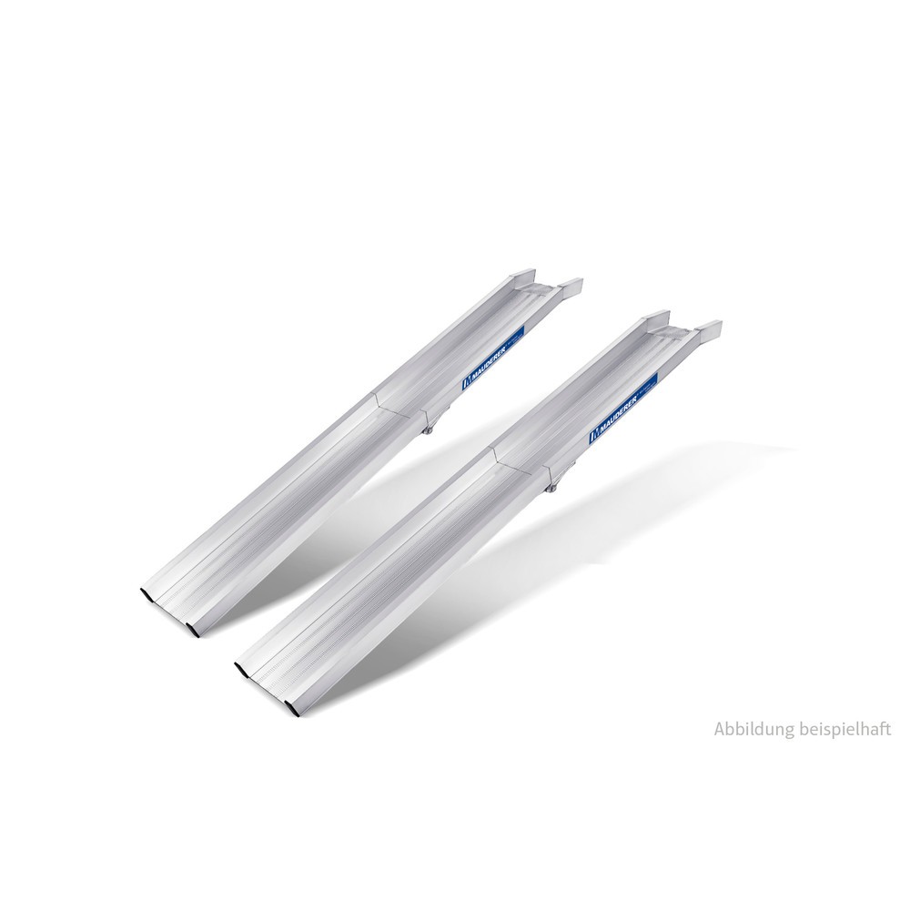 Produktabbildung: MAUDERER® SuperLeicht-Schiene AK mit Rand & klappbar