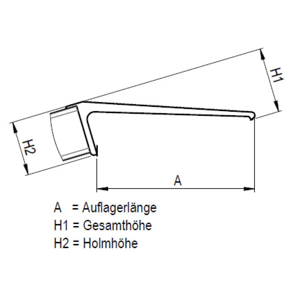 Produktabbildung Nr. 2: MAUDERER® SuperLeicht-Steg SLK klappbar
