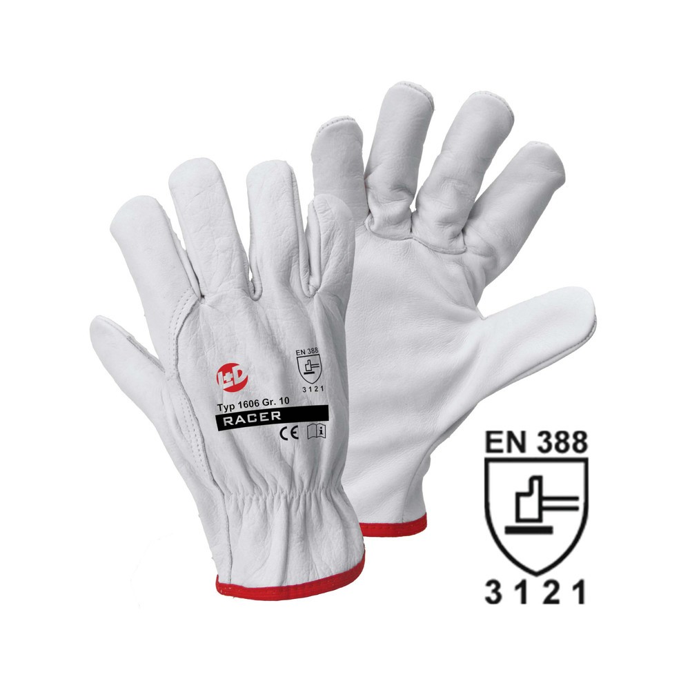 Produktabbildung: Mechanische Schutzhandschuhe Racer, Grösse 10