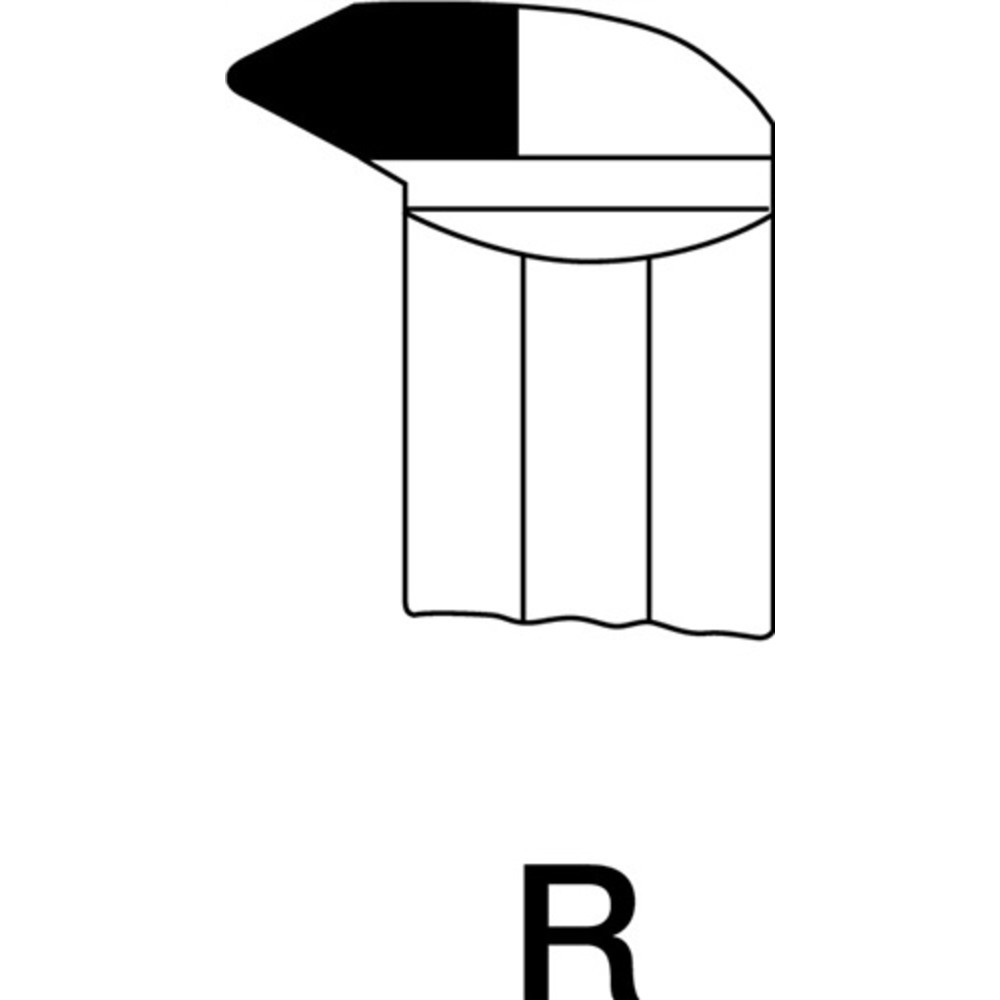 Produktabbildung Nr. 2: Outil à charioter pour filetage intér. 12 x 12 mm à droite 60 degr. WILKE