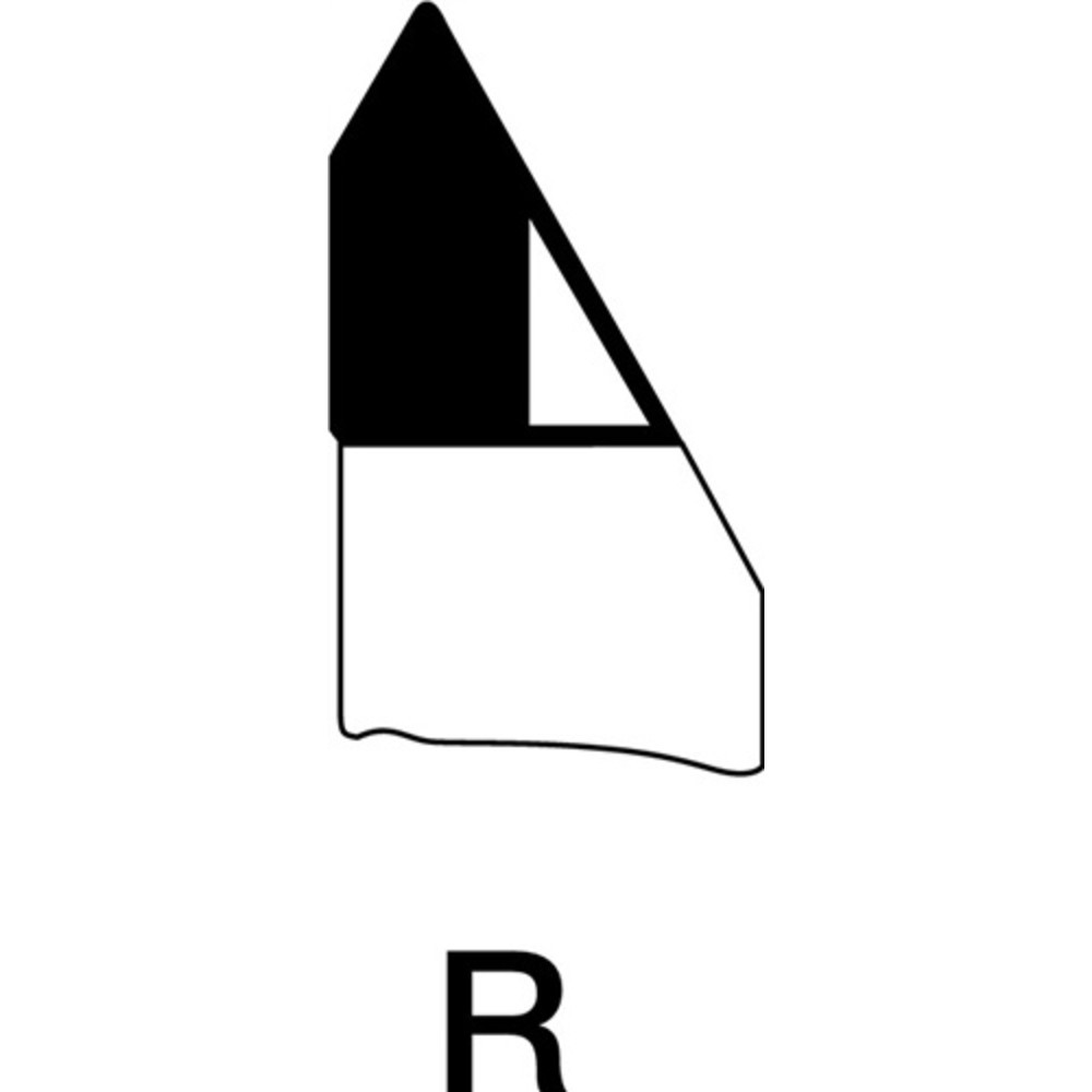 Produktabbildung Nr. 2: Outil à charioter les filetages extér. 12 x 12 mm à droite 60 degr. WILKE