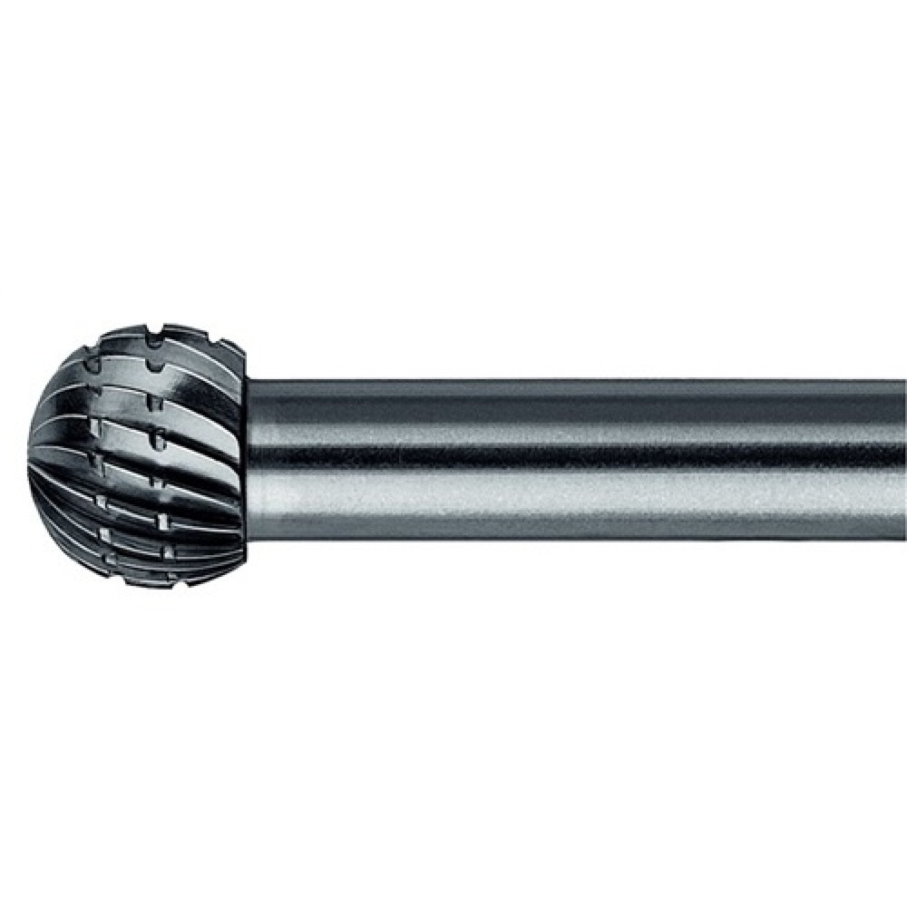 Illustration du produit: Fraise sur tige KUD D. 4 mm L. tête 3 mm D. de la tige 6 mm HSS engrènement 3 PF