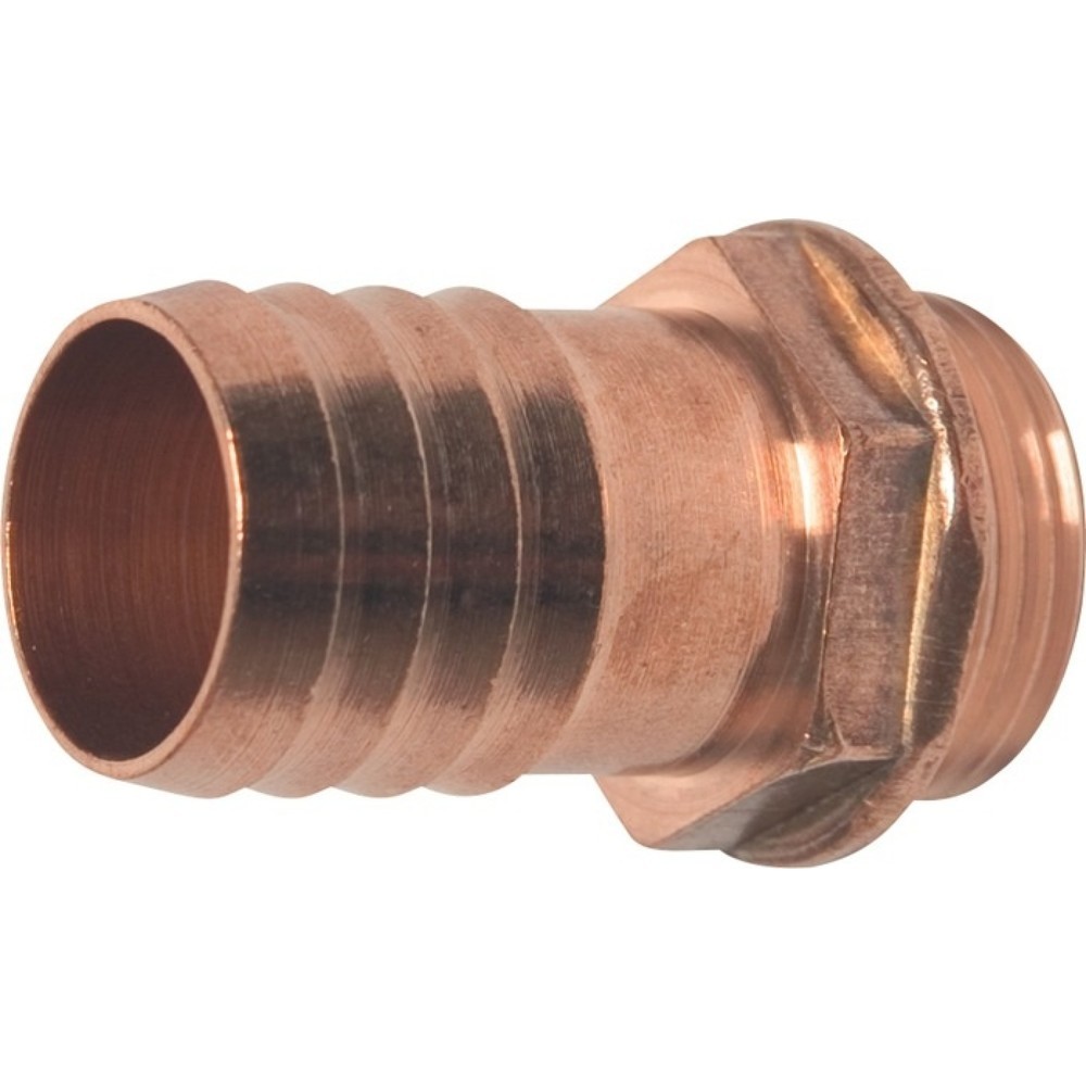 Illustration du produit: MEGA Schlauchtülle, Messing Schlauchgröße 19 mm, Außengewinde 3/4 ″