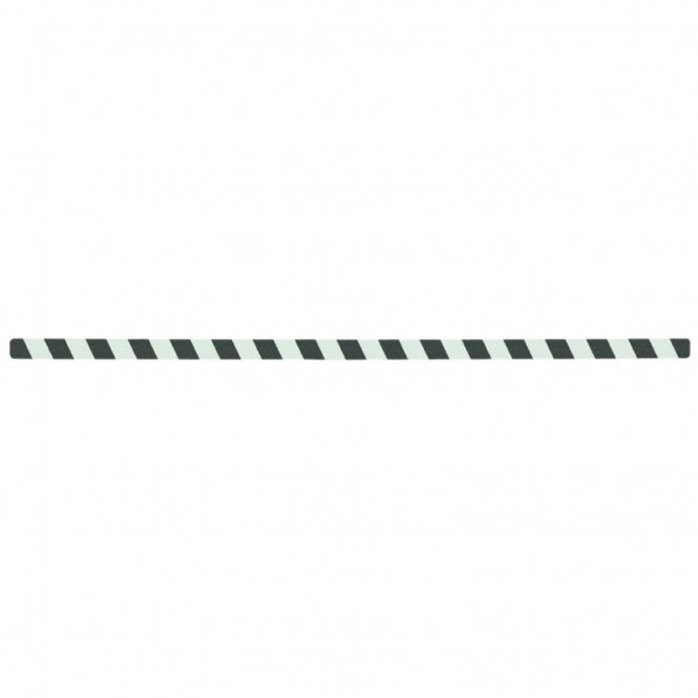 Produktabbildung: Mehlhose m2-Antirutschbelag™ nachleuchtend-schwarz, 10 Stk, LxB 25 x 800 mm
