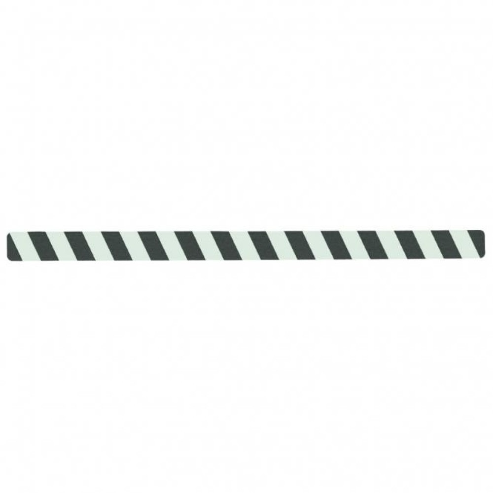 Produktabbildung: Mehlhose m2-Antirutschbelag™ nachleuchtend-schwarz, 10 Stk, LxB 50 x 800 mm
