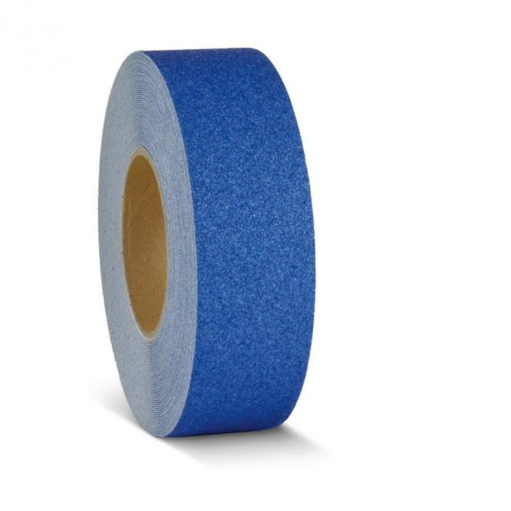 Produktabbildung Nr. 1: Mehlhose m2-Antirutschbelag™ Warnmarkierung, Rolle, Breite 50 mm, blau