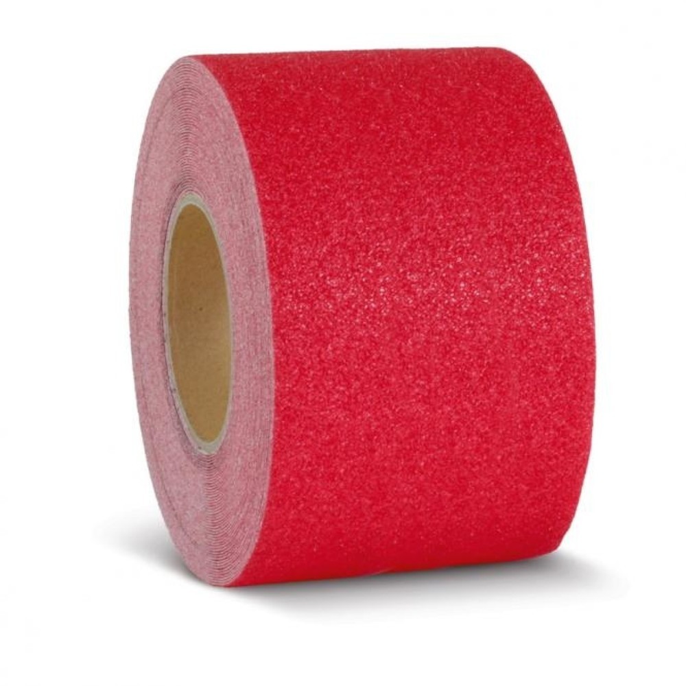 Produktabbildung Nr. 1: Mehlhose m2-Antirutschbelag™ Warnmarkierung, Rolle, Breite 100 mm, rot