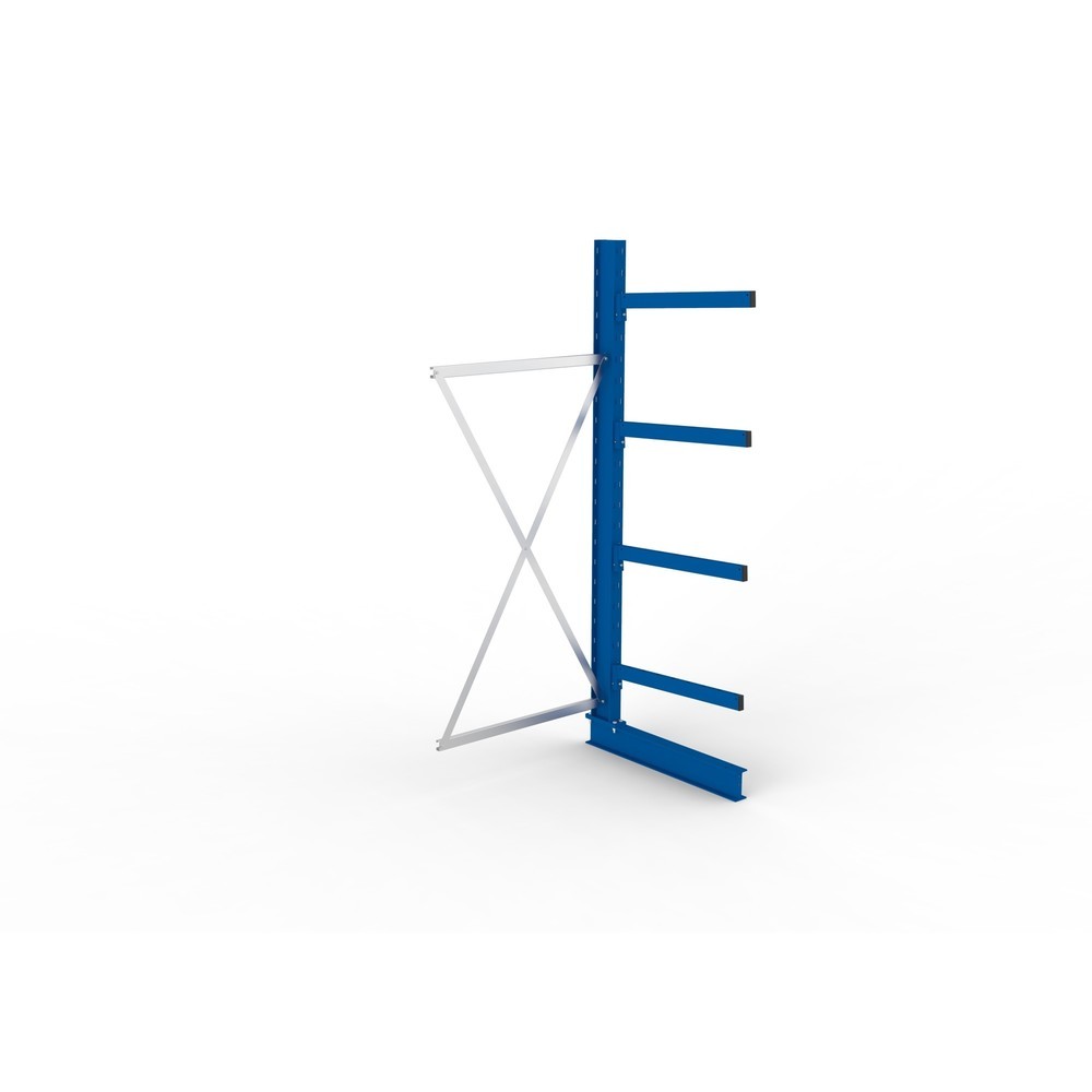 Produktabbildung Nr. 2: META Kragarmregal Anbaufeld, einseitig, Tragkraft pro Arm 250 kg, HxBxT 2.500 x 1.103 x 1.030 mm