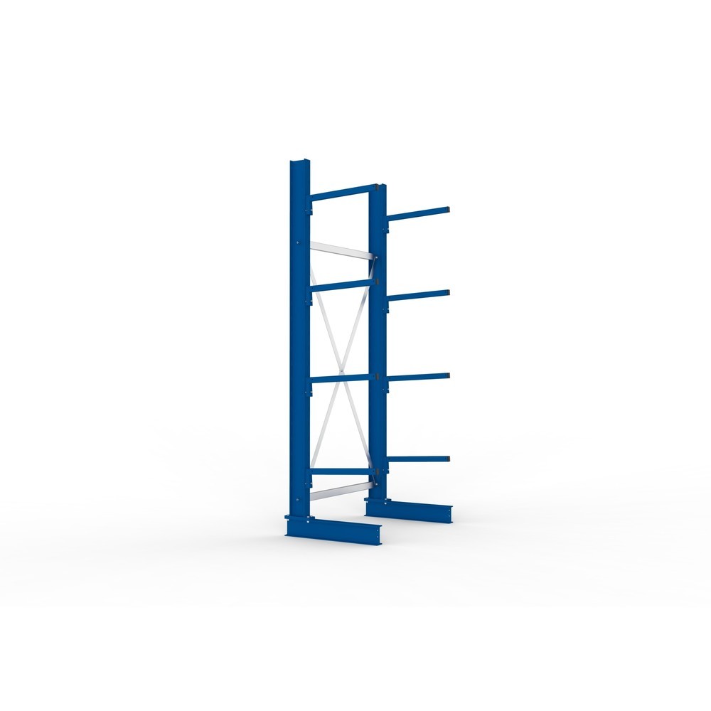 Produktabbildung Nr. 2: META Rayonnage cantilever, module de base, simple face, capacité de charge par bras 175 kg, HxlxP 2 500 x 1 094 x 710 mm