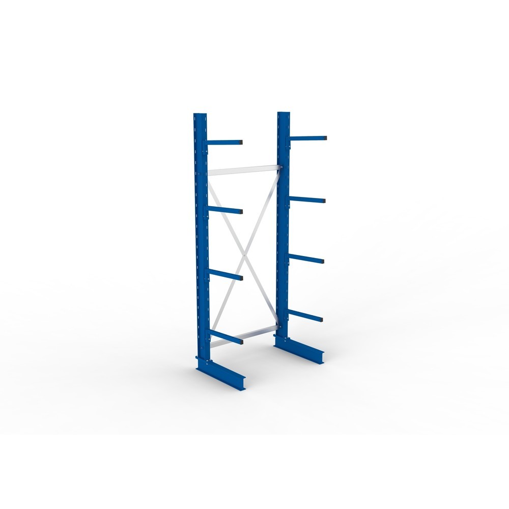 Produktabbildung Nr. 4: META Rayonnage cantilever, module de base, simple face, capacité de charge par bras 175 kg, HxlxP 2 500 x 1 094 x 710 mm