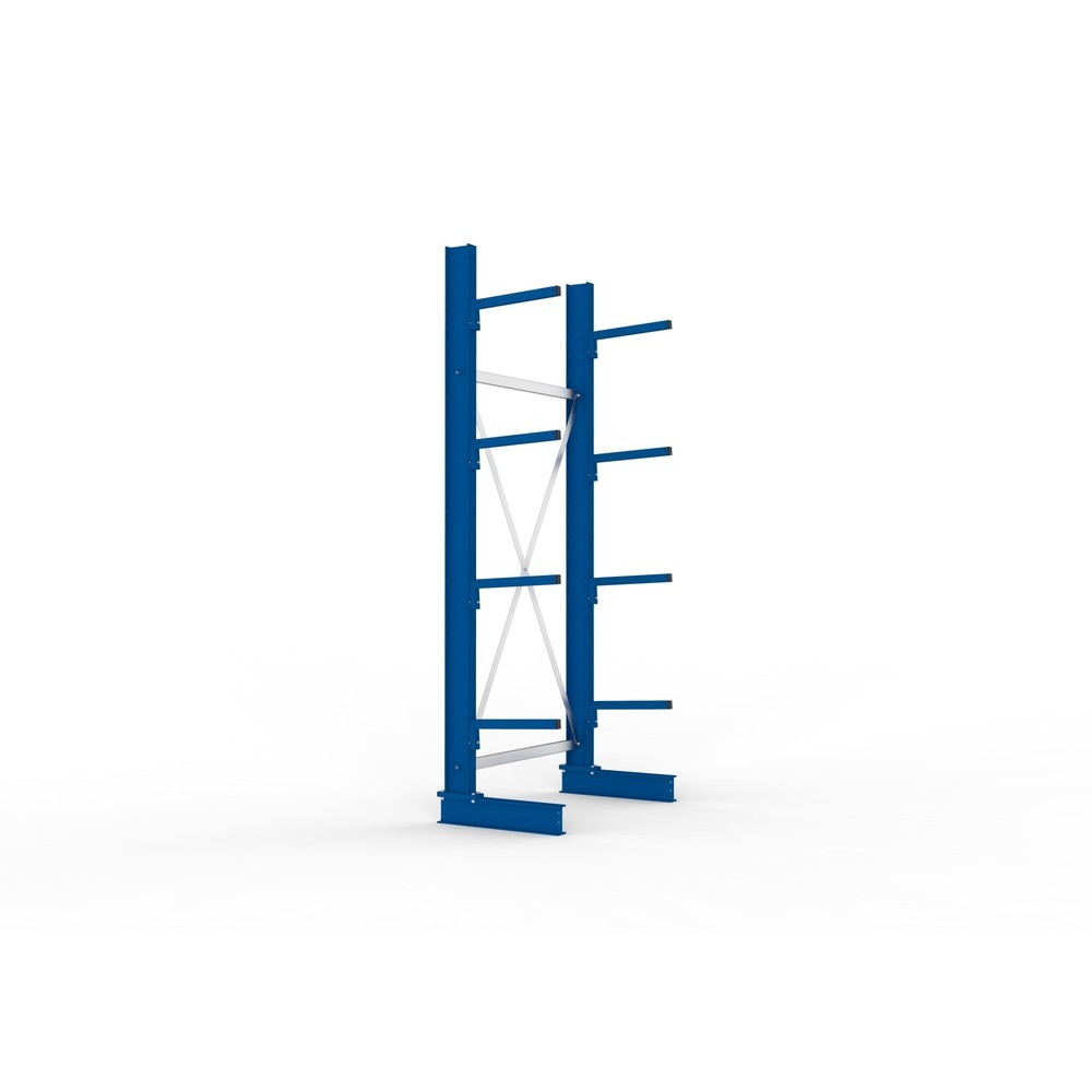 Produktabbildung Nr. 2: META Rayonnage cantilever, module de base, simple face, capacité de charge par bras 220 kg, HxlxP 2 500 x 1 094 x 610 mm