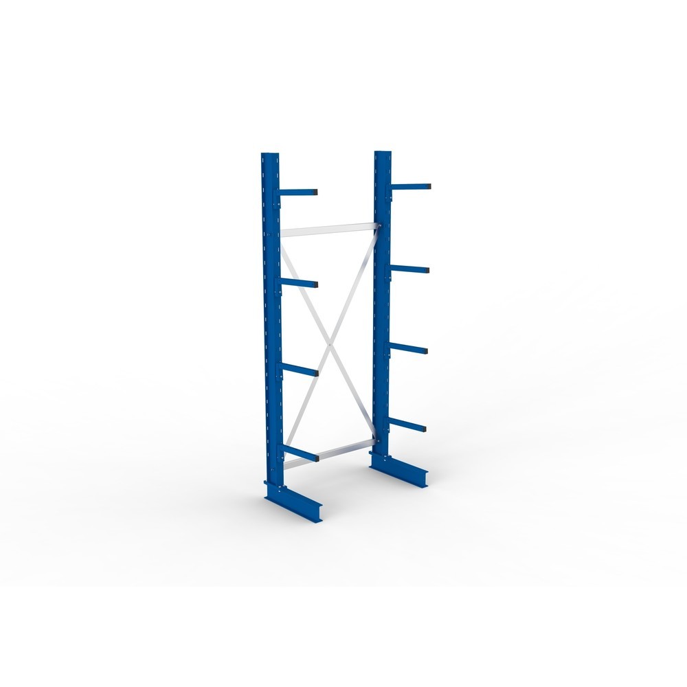 Produktabbildung Nr. 4: META Rayonnage cantilever, module de base, simple face, capacité de charge par bras 220 kg, HxlxP 2 500 x 1 094 x 610 mm