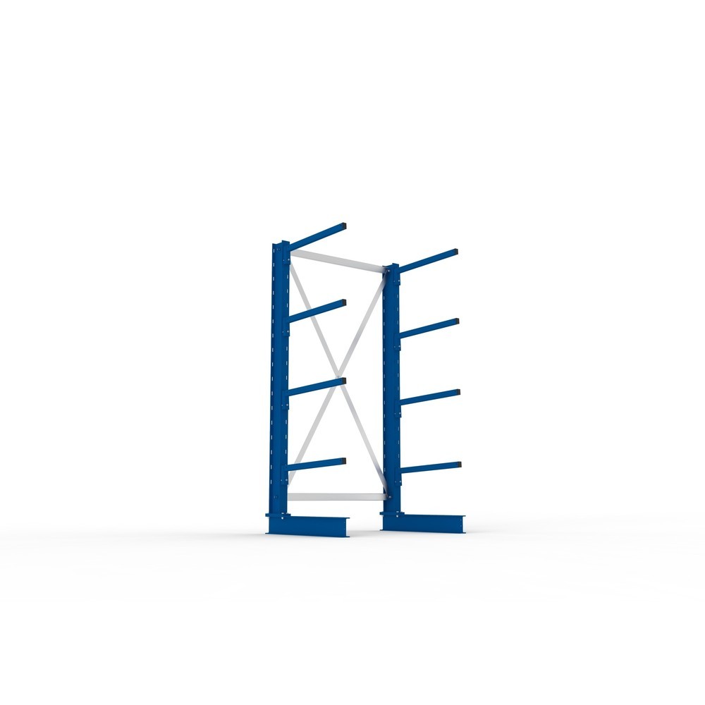 Produktabbildung Nr. 3: META Rayonnage cantilever, module de base, simple face, capacité de charge par bras 140 kg, HxlxP 2 000 x 1 094 x 810 mm