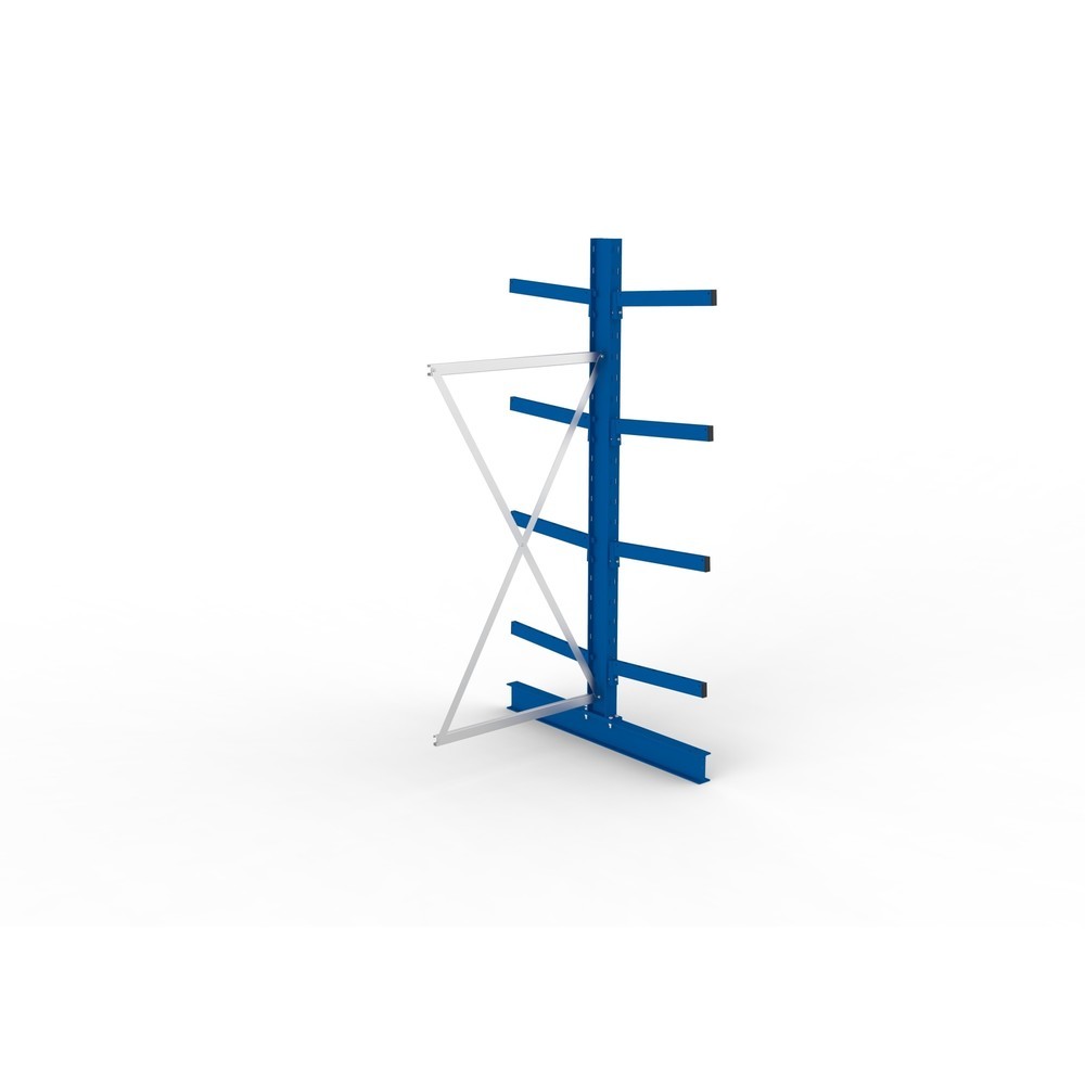 Produktabbildung Nr. 2: Travée auxiliaire de rayonnage cantilever META, double accès, capacité de charge par bras jusqu'à 355 kg, H x l x P 2 500 x 1 030 x 1 440 mm
