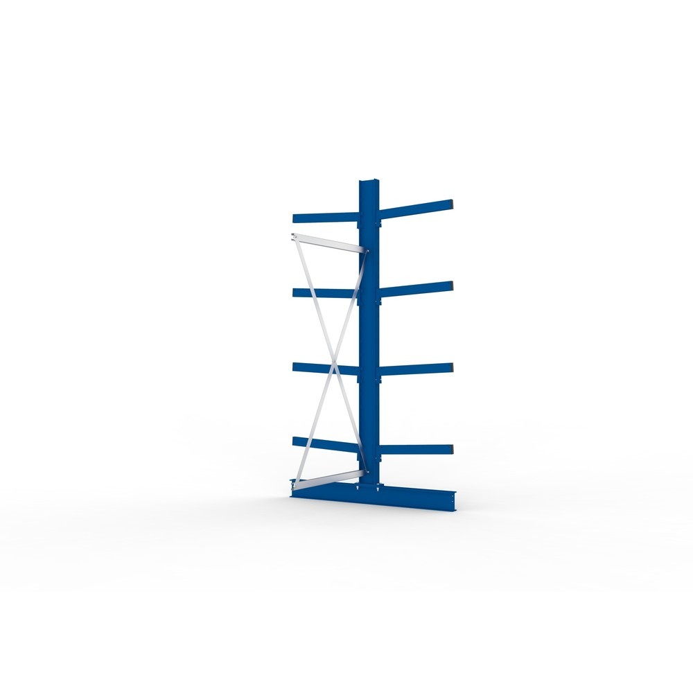 Produktabbildung Nr. 4: Travée auxiliaire de rayonnage cantilever META, double accès, capacité de charge par bras jusqu'à 355 kg, H x l x P 2 500 x 1 030 x 1 440 mm