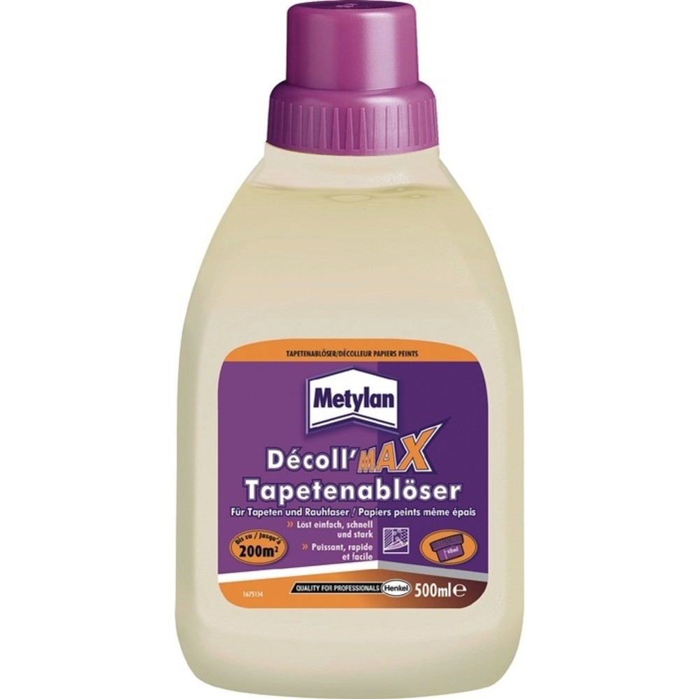Illustration du produit: METYLAN Décolleur actif de papiers peints, 500 ml, concentré, sans solvants, bouteille