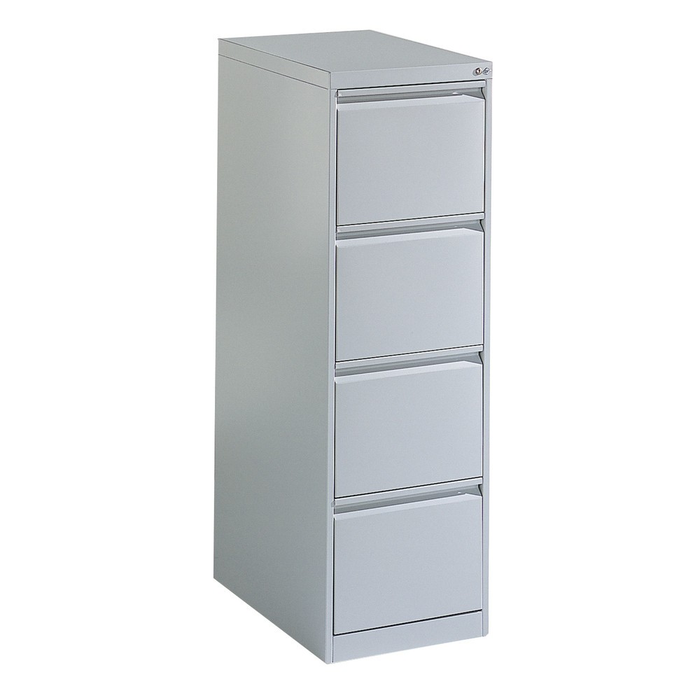 Produktabbildung Nr. 3: Meuble à dossiers suspendus C+P, 1 rail, 2 tiroirs, gris clair