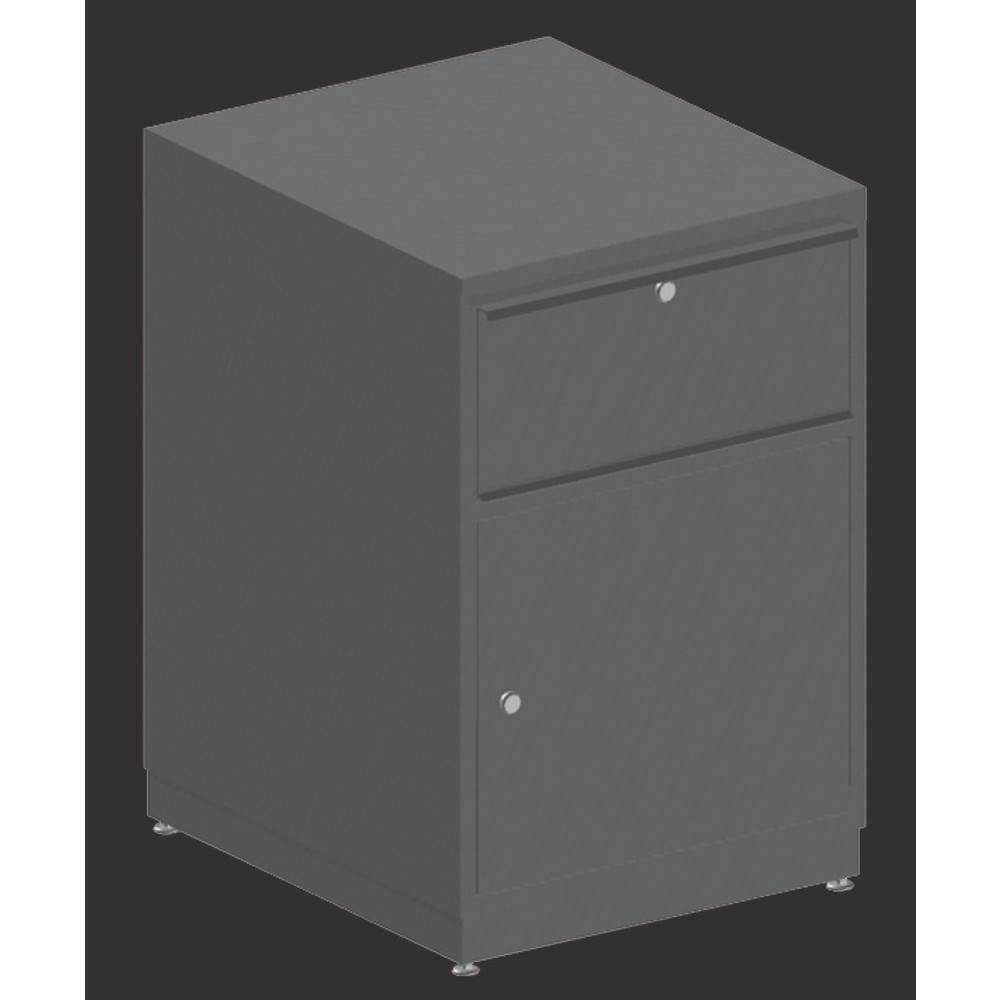 Produktabbildung Nr. 2: Meuble à tiroirs pour système de table d’emballage, 1 tiroir, 1 porte