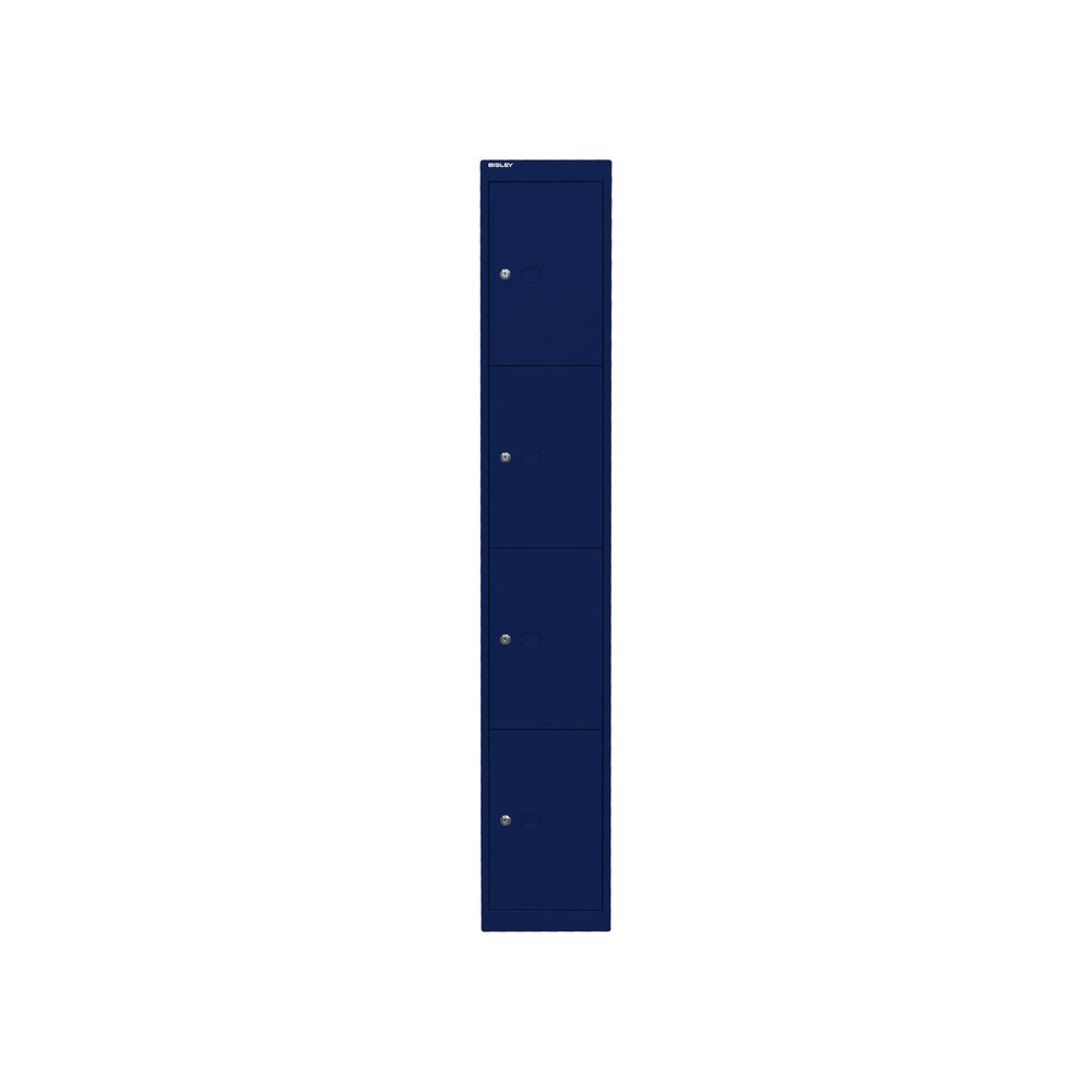 Produktabbildung Nr. 1: Meuble coffre-fort BISLEY, 4 compartiments, profondeur de 305 mm, bleu oxford