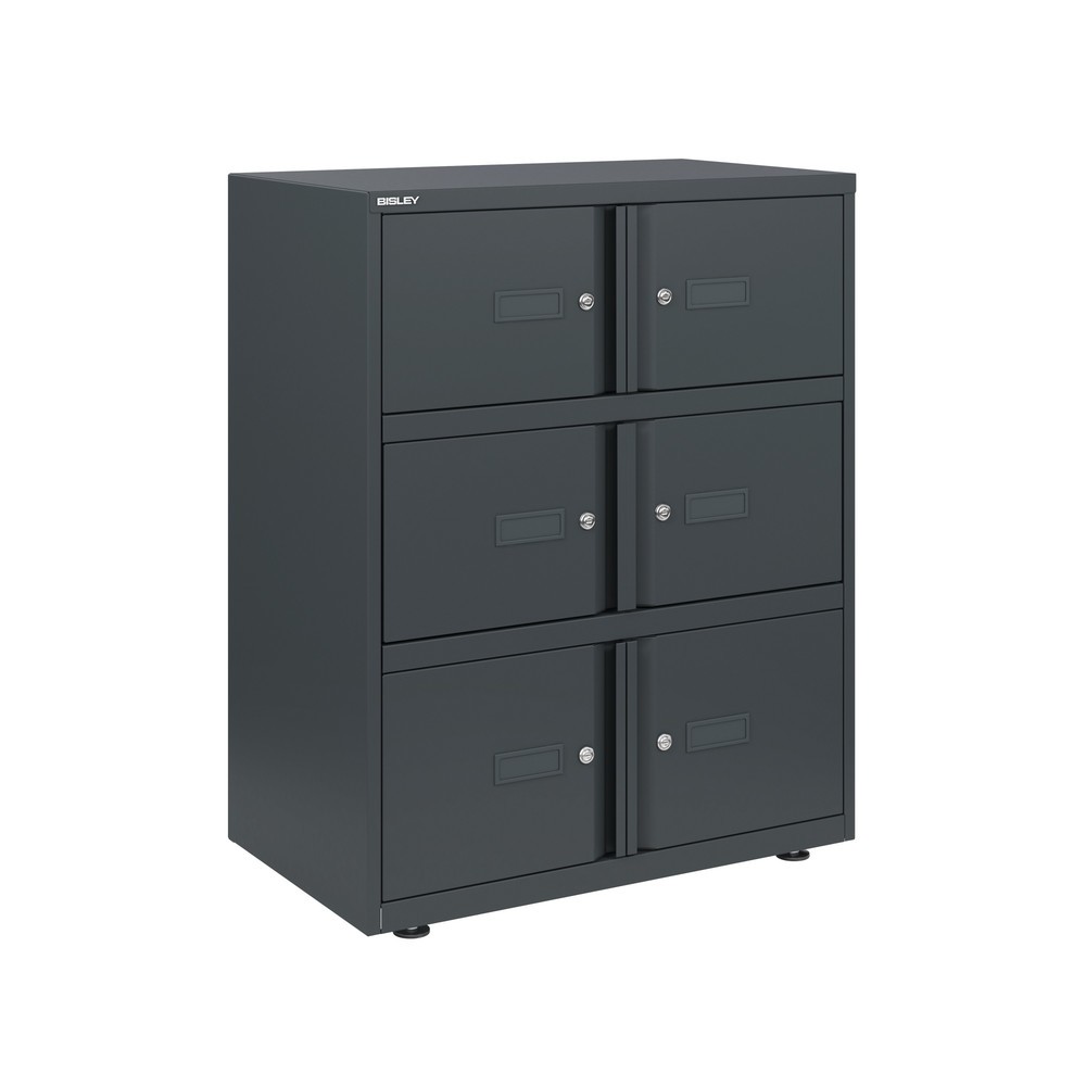 Produktabbildung Nr. 2: Meuble coffre-fort BISLEY Essentials, 6 portes, anthracite
